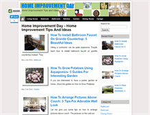 Tablet Screenshot of homeimprovementday.com